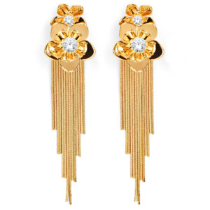 Metal tassel tango Earring