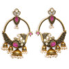 New blush royal peacock jhumka