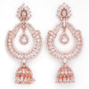 Chand bali rose gold plated earring