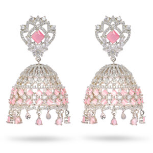 Royal Cubic zirconia Jhumka