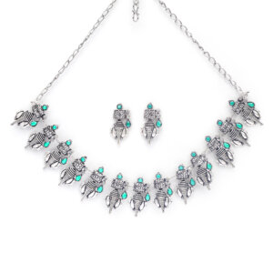 Oxidized temple jewellery