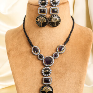 Sabhysachi moissanite necklace set