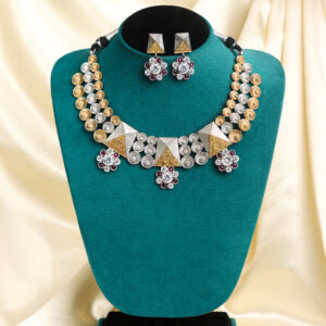 Nazakat dual tone choker