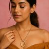 Lock style chain pendent