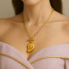 Sea shell pendent  with Chunky Chain
