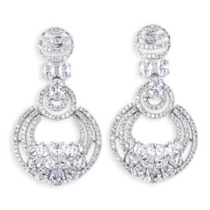 Crystal Embrace American Diamond necklace set