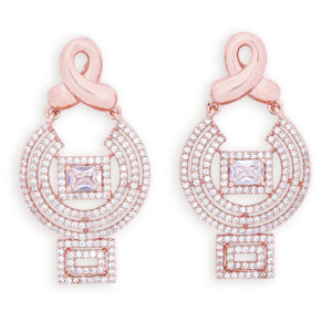Glamour Exquisite rose gold plated Necklace set