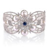 Royal Pearl American Diamond open able Kada