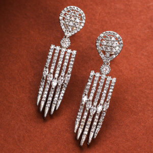 Fancy Silver plated necklace set