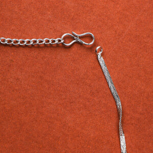 Fancy Silver plated necklace set
